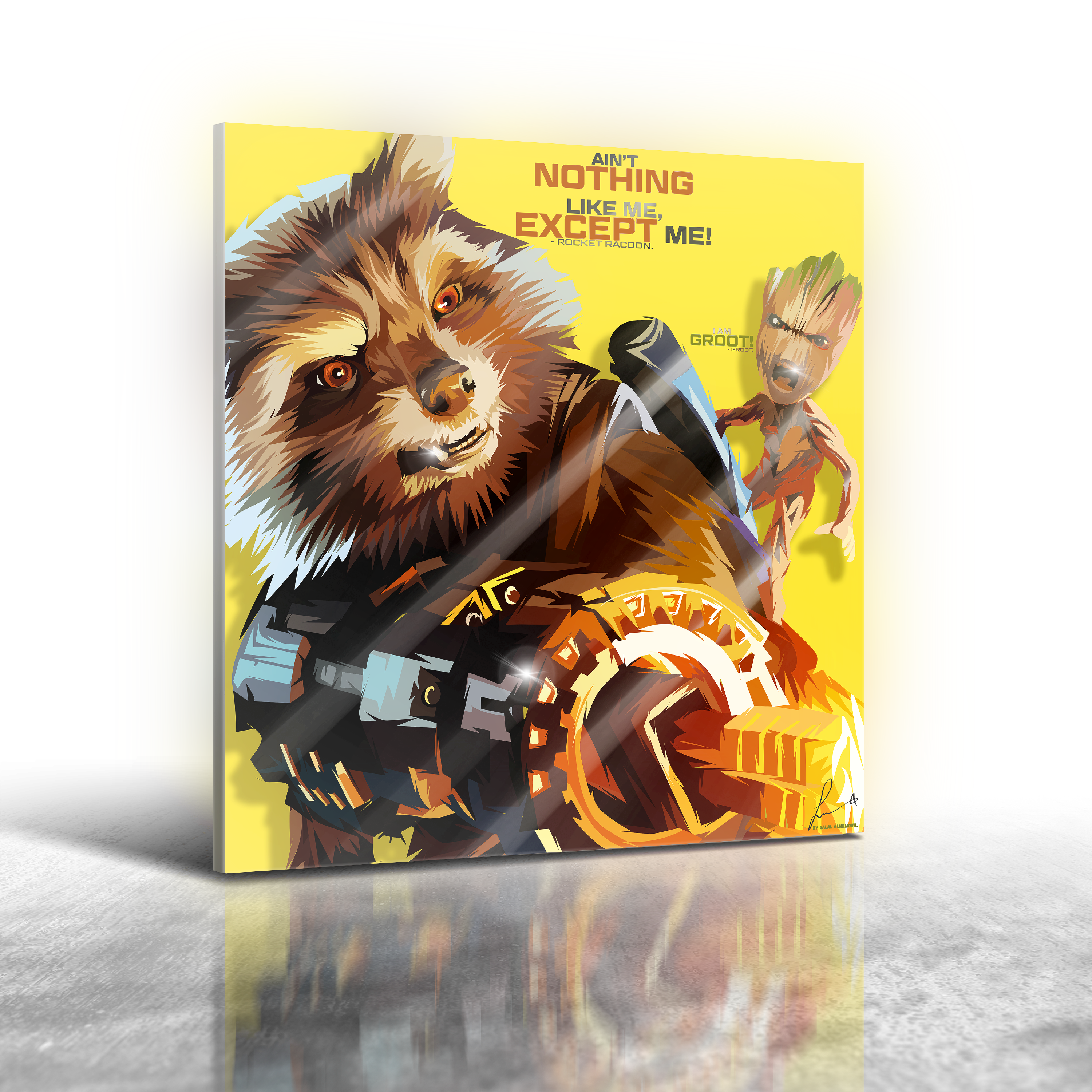 Marvel - Rocket Racoon & Groot